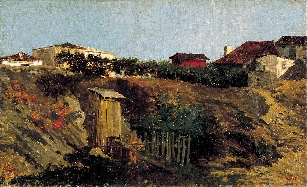 Paesaggio ai portici - Museu Nacional d'Art de Catalunya